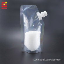 Spout pouch food liquid packaging bag